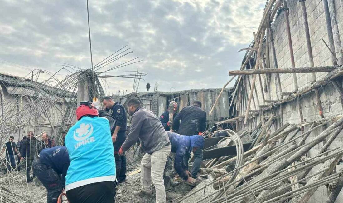 Göçük altından çıkarılan 2 çocuk işçi hayatını kaybetti Şanlıurfa Haliliye ilçesine bağlı Kısas Mahallesi'nde bir inşaatta beton dökümü