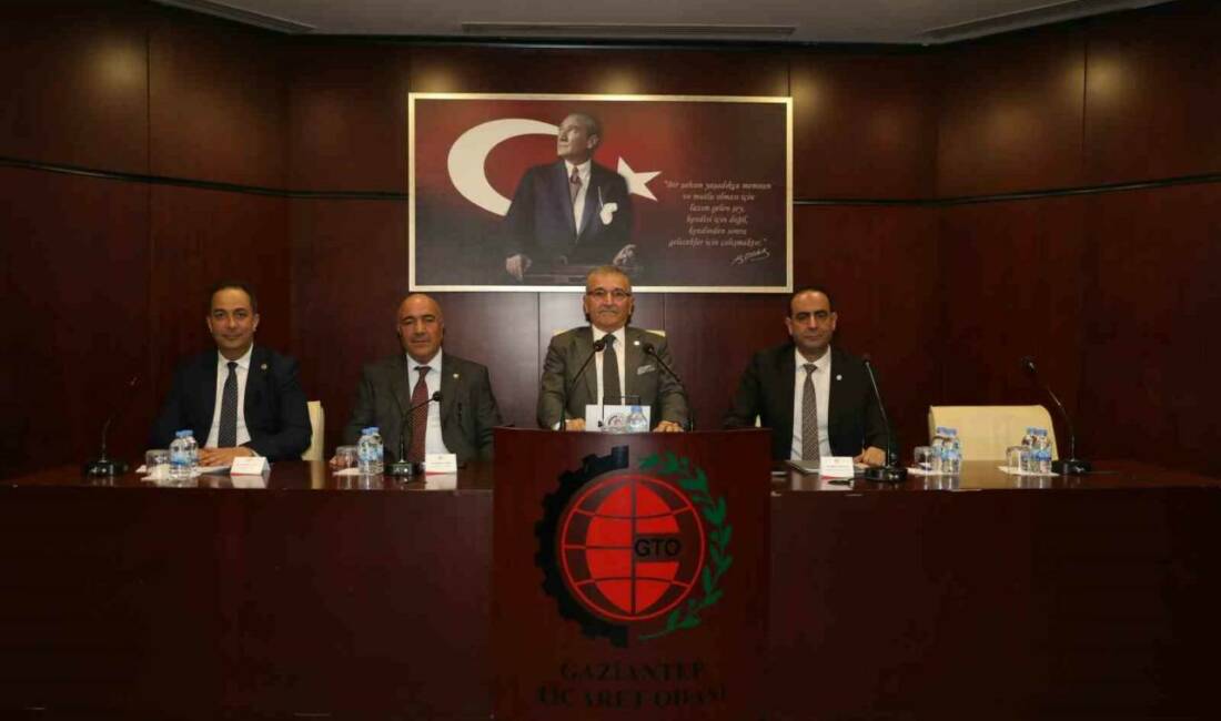 Gaziantep Ticaret Odası'nda kasım ayı olağan meclis toplantısı Meclis Başkan
