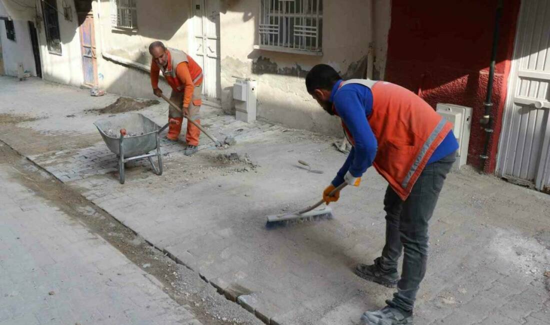 Haliliye Belediyesi, Yavuz Selim Mahallesi'nde doğalgaz çalışmalarının ardından üstyapı çalışmalarını