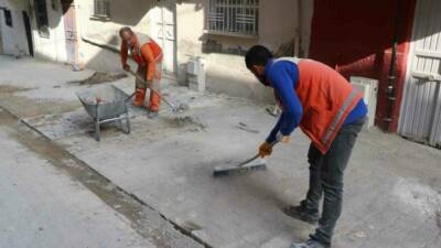 Haliliye Belediyesi, Yavuz Selim Mahallesi'nde doğalgaz çalışmalarının ardından üstyapı çalışmalarını