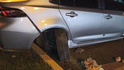 Hilvan ilçesinde meydana gelen trafik kazasında sürücüsünün direksiyon hakimiyetini kaybettiği