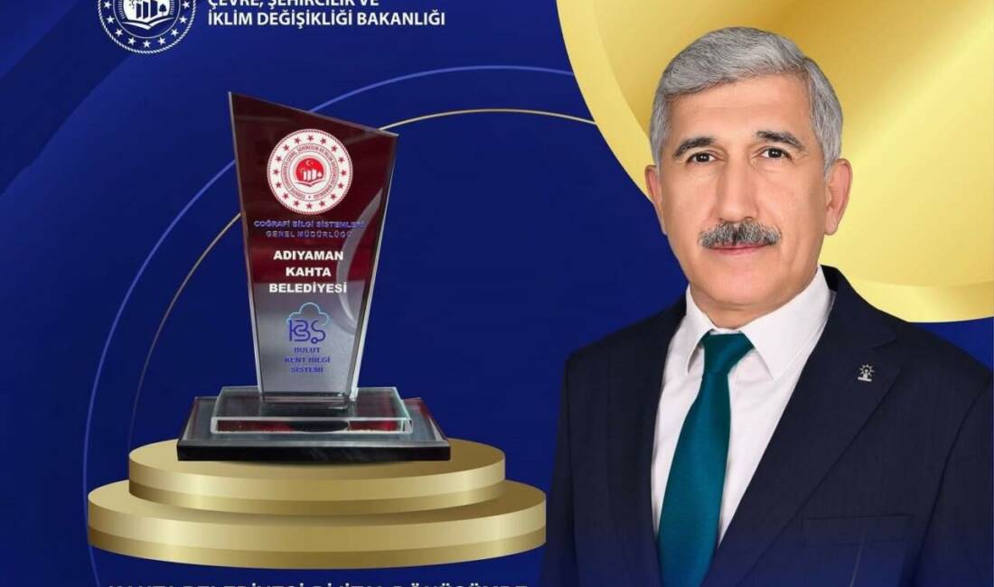 Kahta Belediyesi’ne Dijital Belediyecilikte “Başarı Ödülü” verildi Kahta Belediyesi, dijital belediyecilik alanında gösterdiği başarıyla 400 belediye arasından