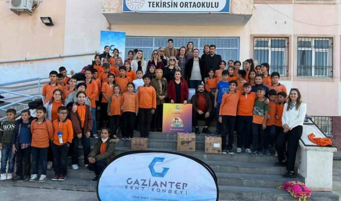 Gaziantep Kent Konseyi Kadın Meclisi tarafından Şehitkamil ilçesindeki Tekirsin İlkokulu