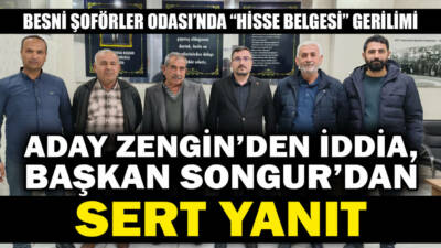 Besni Şoförler ve Otomobilciler Odası seçimleri öncesi “hisse belgesi” tartışması