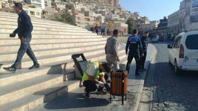 Mardin Büyükşehir Belediyesi, Artuklu ilçesinde çevre düzenleme ve temizlik çalışmaları