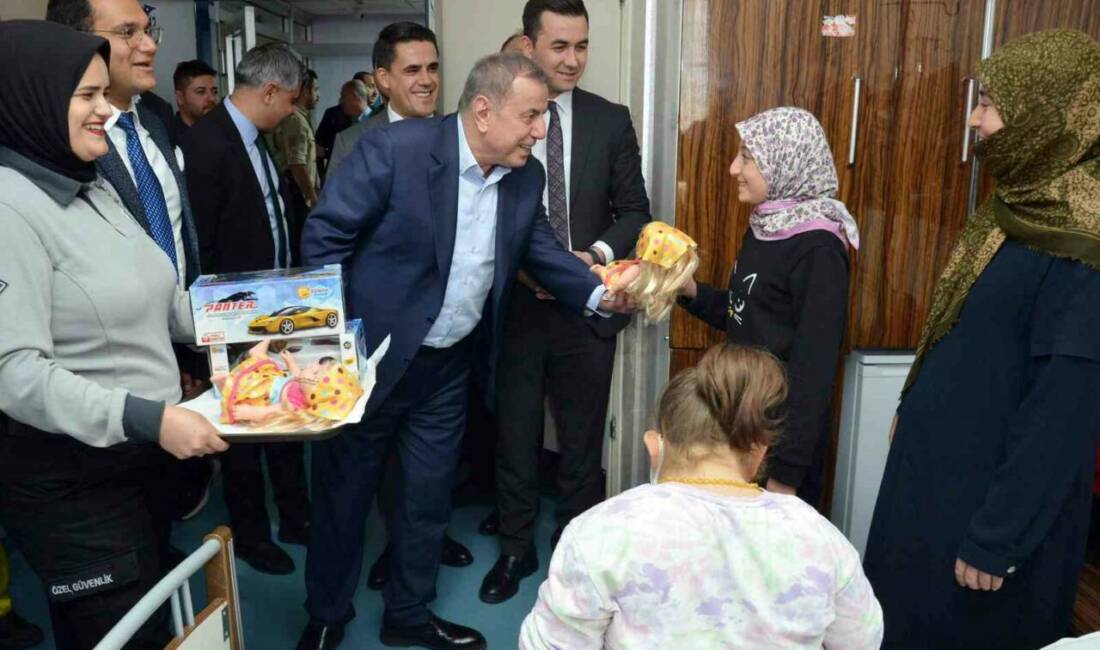 Mardin'de, Midyat Devlet Hastanesi'nde tedavi gören çocukların moral ve motivasyonunu