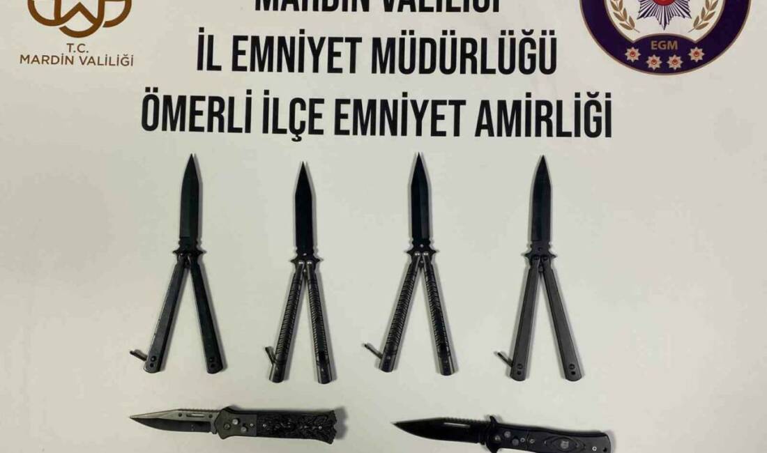 Mardin’in Ömerli ilçesinde polis ekiplerince gerçekleştirilen denetimlerde, seyyar satıcılık yapan