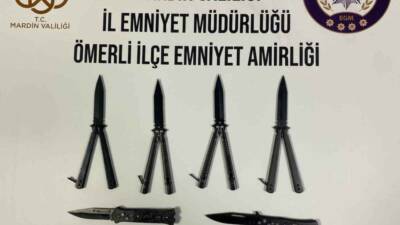 Mardin’in Ömerli ilçesinde polis ekiplerince gerçekleştirilen denetimlerde, seyyar satıcılık yapan