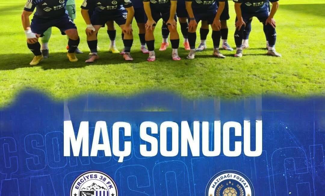 Mazıdağı Fosfatspor, Erciyes 38 FSK ile berabere kaldır Mazıdağı Fosfatspor, Erciyes 38 FSK deplasmanında 1 puan alarak ligin