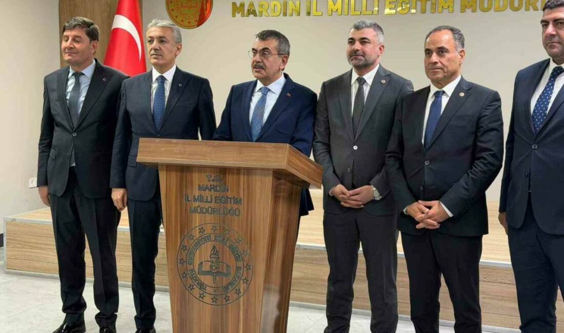 Milli Eğitim Bakanı Yusuf Tekin, 2002-2003 eğitim öğretim yılında Mardin’de