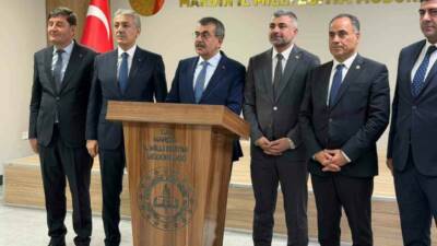 Milli Eğitim Bakanı Yusuf Tekin, 2002-2003 eğitim öğretim yılında Mardin’de