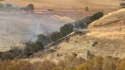 Besni ilçesinde ormanlık alanda çıkan yangın ekipler tarafından kontrol altına