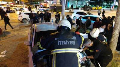 Ergani ilçesinde meydana gelen trafik kazasında sürücüsünün direksiyon hakimiyetini kaybettiği