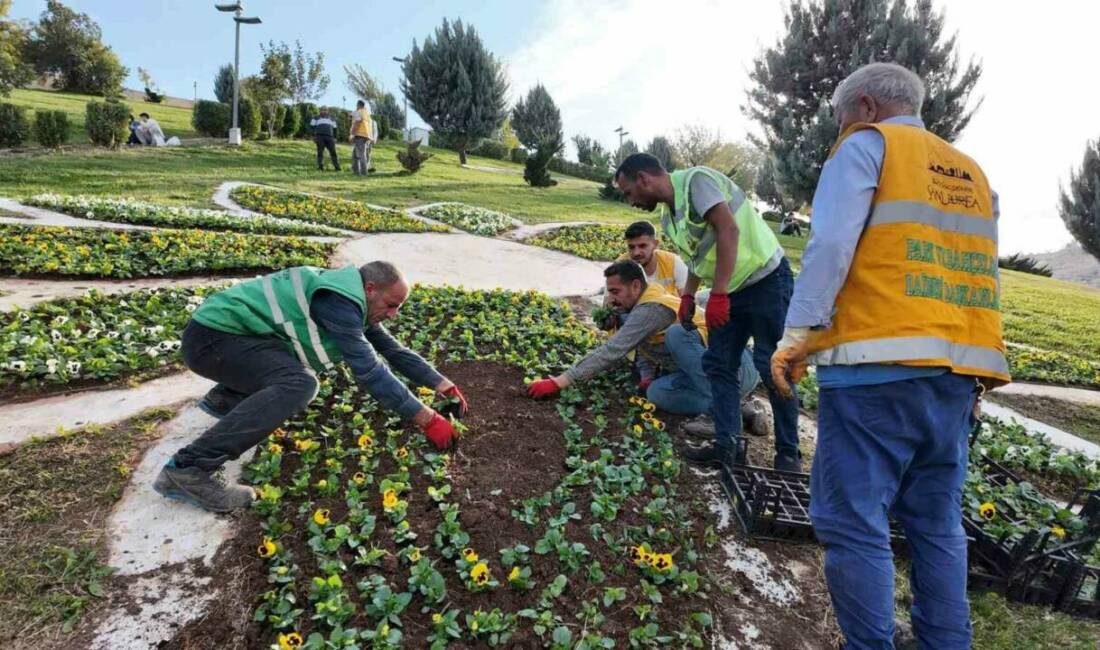Şanlıurfa’da 400 bin çiçek toprakla buluşuyor Şanlıurfa Büyükşehir Belediyesi, dışa bağımlılığı azaltmak, kendi öz kaynaklarını değerlendirmek