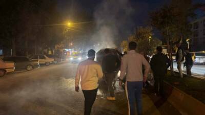 Adıyaman’da Turgut Reis Mahallesi'nde eski devlet hastanesi yakınlarında seyir halindeki