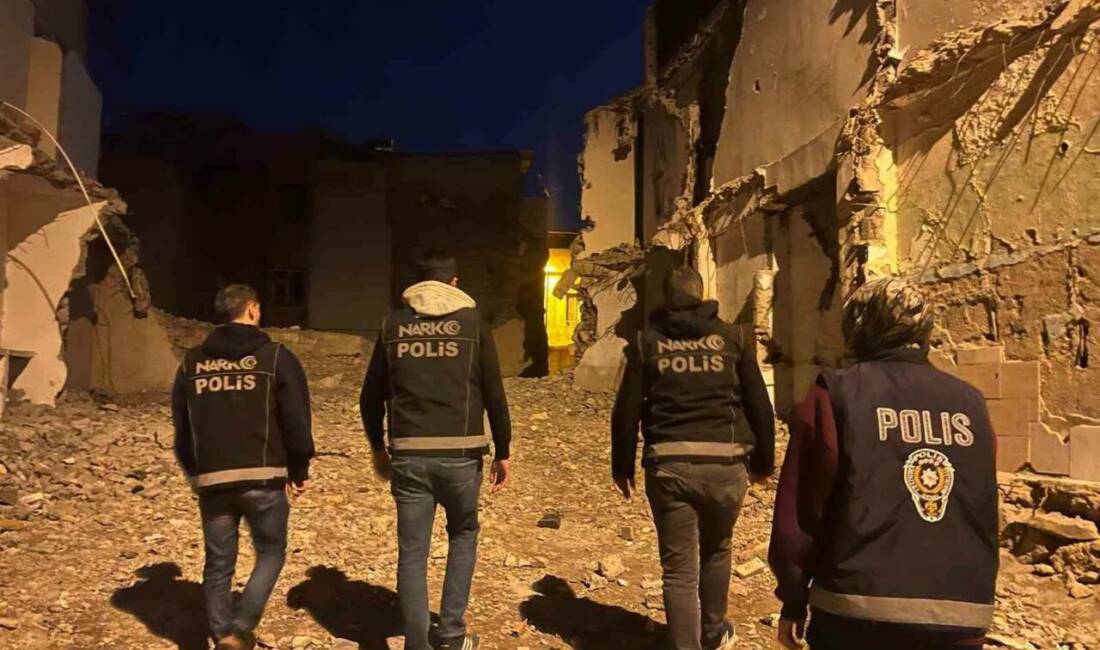 Siirt’te 5 alanda yapılan "narko-alan" uygulamasında çok sayıda araç, şahıs,