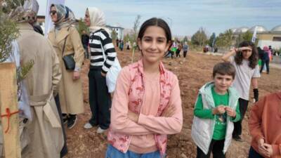 Siirt'te 11 Kasım Milli Ağaçlandırma Günü kapsamında 7 farklı noktada