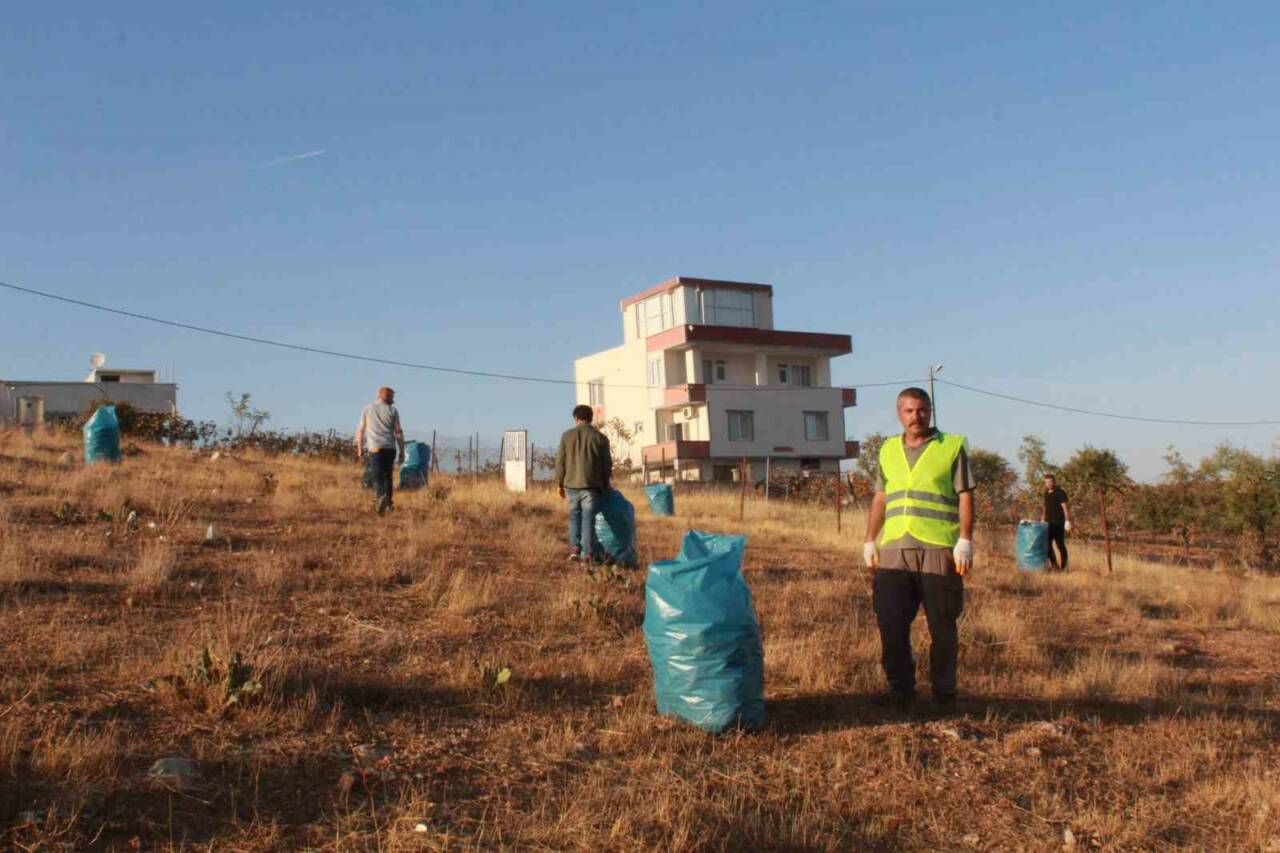 Siirt'te 5 arkadaş, çevre bilincini artırmak amacıyla gönüllü olarak toplu