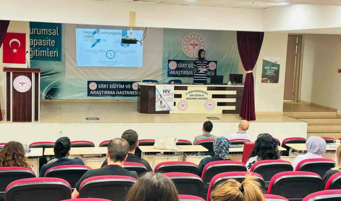 Siirt Eğitim ve Araştırma Hastanesi personeline kan yoluyla bulaşan hastalıklar
