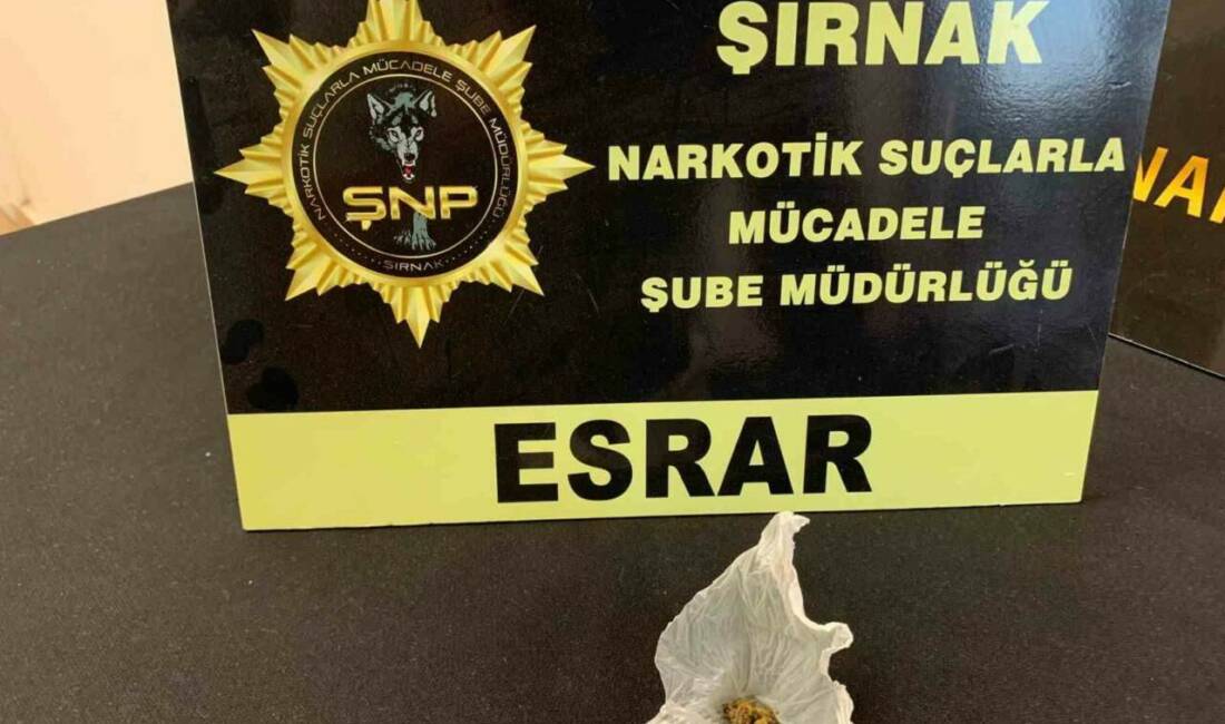 Şırnak İl Emniyet Müdürlüğü ekipleri tarafından 27 Ekim-2 Kasım 2025