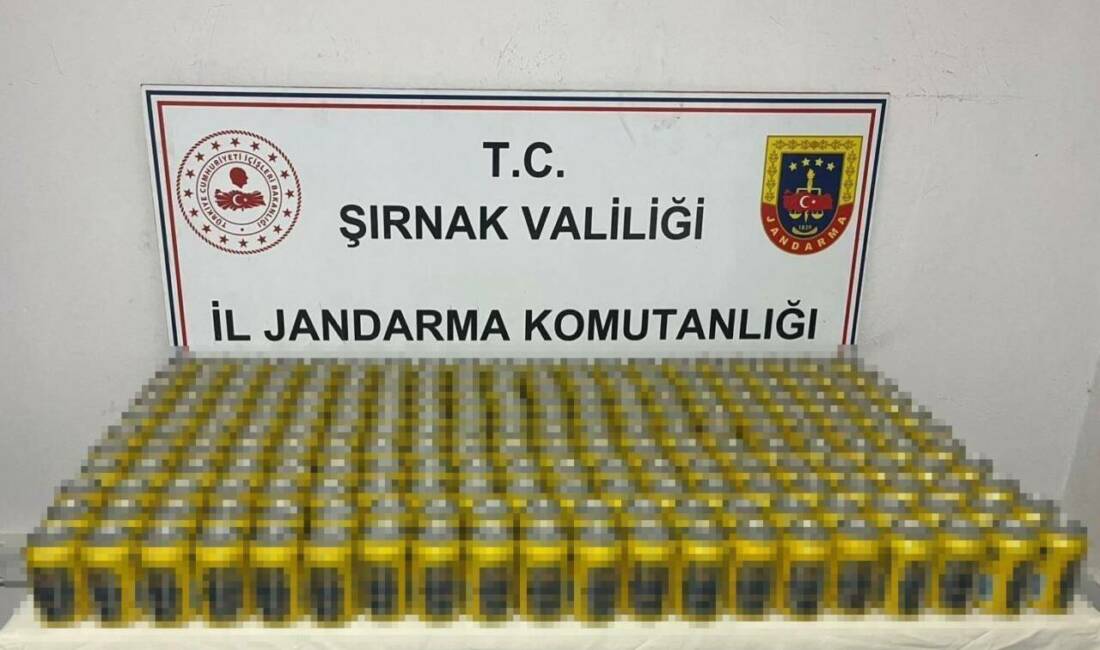 Şırnak İl Jandarma Komutanlığı ekiplerince gerçekleştirilen operasyonlar sonucunda kaçakçılık ve