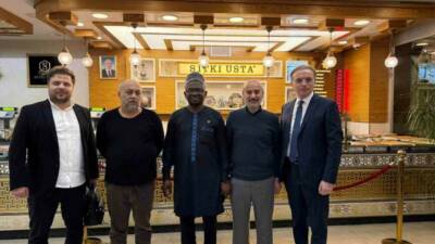 Sıtkı Usta Çukurambar Şubesi, Gana Büyükelçisi Sheikh Abdul Nasiru-Deen ve