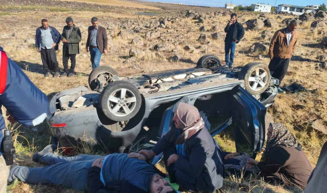 Takla atan otomobilde aynı aileden 4 kişi ağır yaralandı Siverek ilçesinde meydana gelen trafik kazasında, aynı aileden 4 kişi