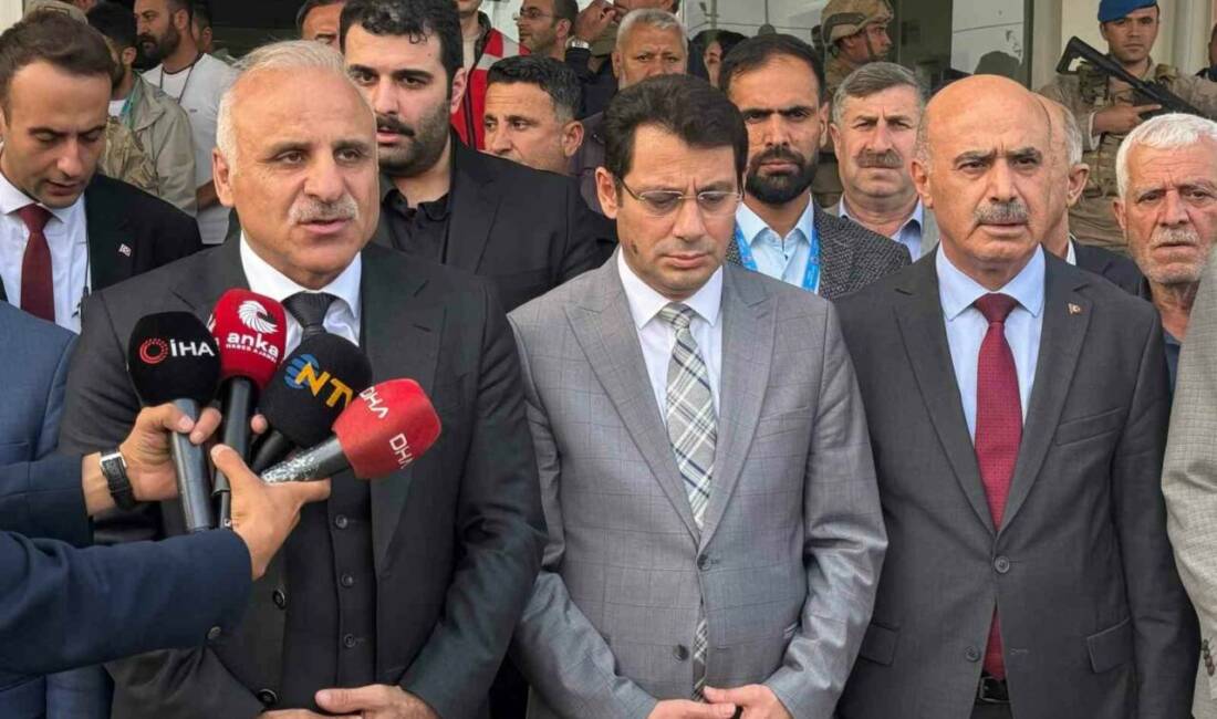 Diyarbakır Valisi Murat Zorluoğlu, Kulp ilçesinde viyadük inşaatında meydana gelen