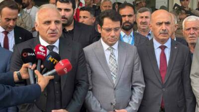 Diyarbakır Valisi Murat Zorluoğlu, Kulp ilçesinde viyadük inşaatında meydana gelen