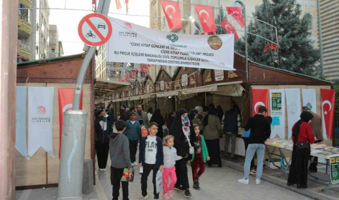 Şırnak'ın Cizre ilçesinde düzenlenen Kitap Fuarı, ilçeye büyük bir katkı