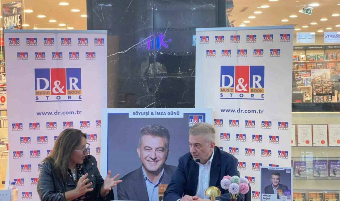 Yazarlar Mardian Mall ile okurlarıyla buluşmaya devam ediyor Kürşat Başar, son kitabı ile Mardin Moll'de düzenlenen imza günü