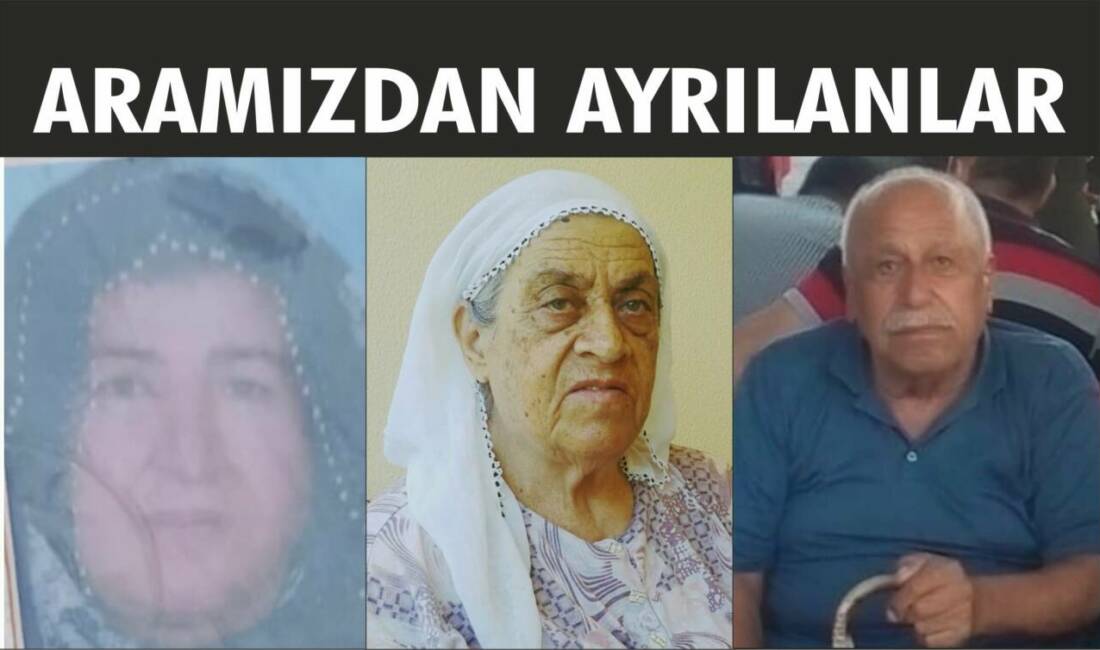 07-08.12.2025 Pazar, Pazartesi gününe ait Besni’de Vefat Edenler köşesi.