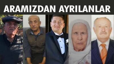 09-10.12.2025 Salı, Çarşamba gününe ait Besni’de Vefat Edenler köşesi.