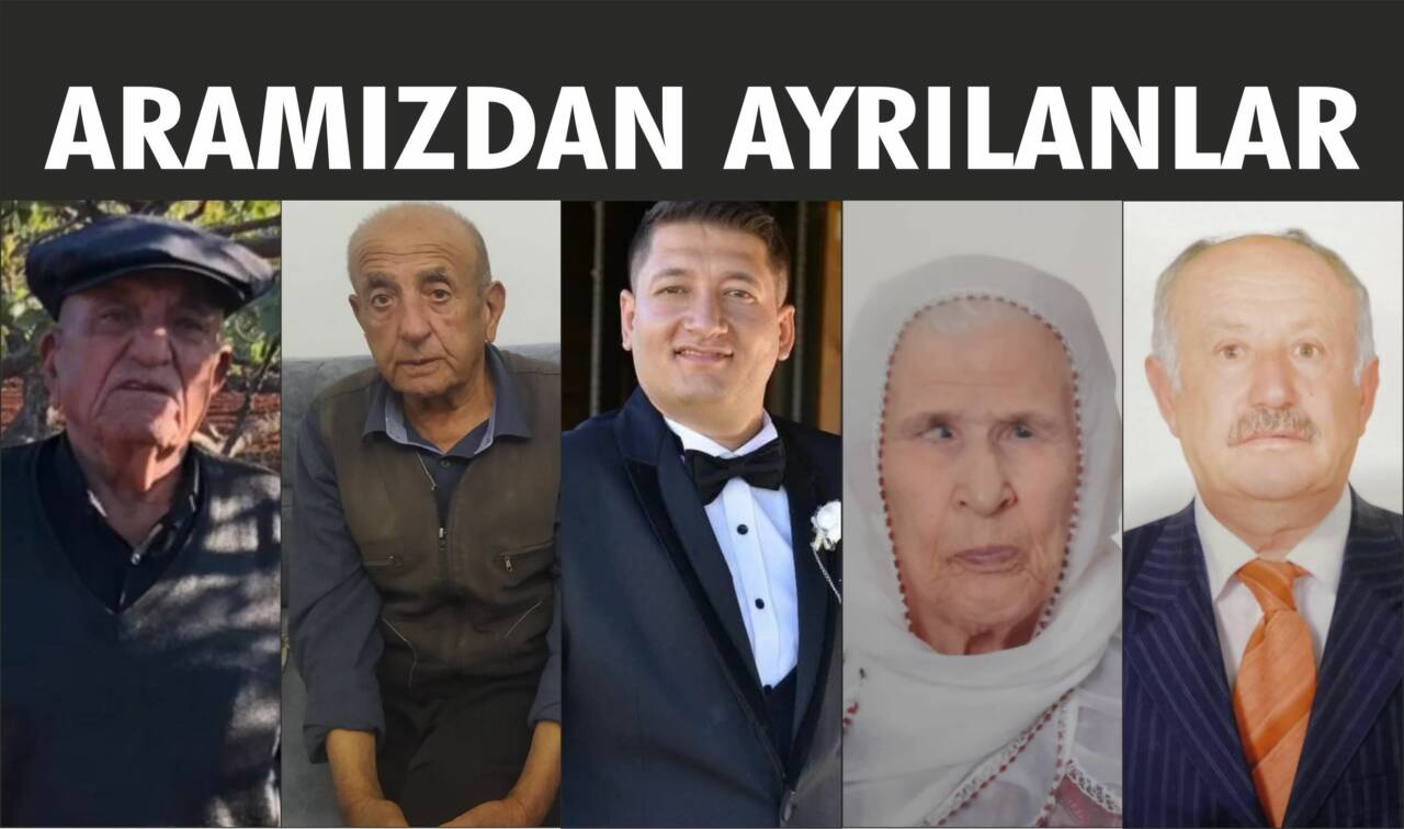 09-10.12.2025 Salı, Çarşamba gününe ait Besni’de Vefat Edenler köşesi.