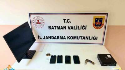 Batman'da yasa dışı bahis operasyonunda gözaltına alınan 2 şüpheliden birinin