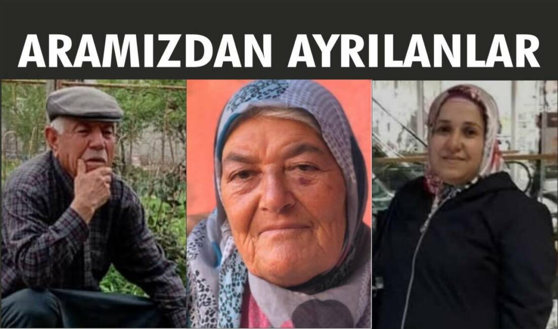 24-28.12.2025 Çarşamba, Pazar gününe ait Besni’de Vefat Edenler köşesi.