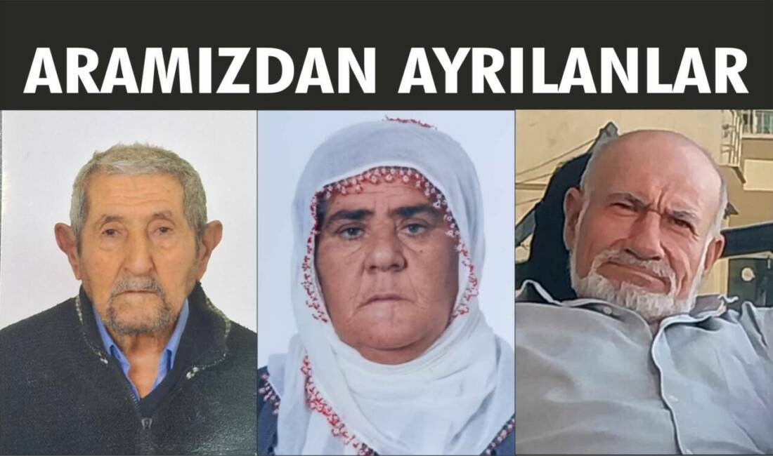 24.12.2025 Çarşamba gününe ait Besni’de Vefat Edenler köşesi.