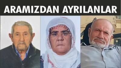 24.12.2025 Çarşamba gününe ait Besni’de Vefat Edenler köşesi.