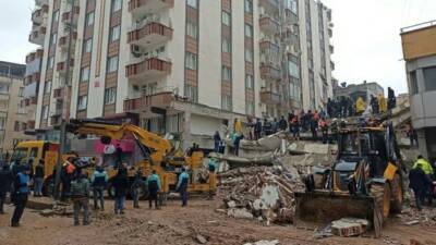 Gaziantep’in Nizip ilçesinde, Kahramanmaraş merkezli 6 Şubat depremlerinde yıkılarak 51