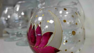 Gaziantep'te Halil Karaduman Sanat ve Eğitim Merkezi'nde açılan cam kursuna