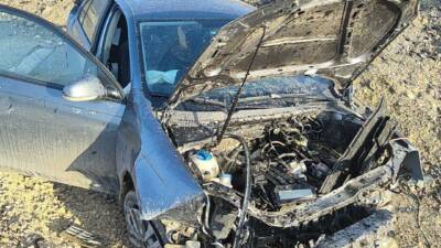 Besni–Terbizek yol ayrımında meydana gelen tek taraflı trafik kazasında 02