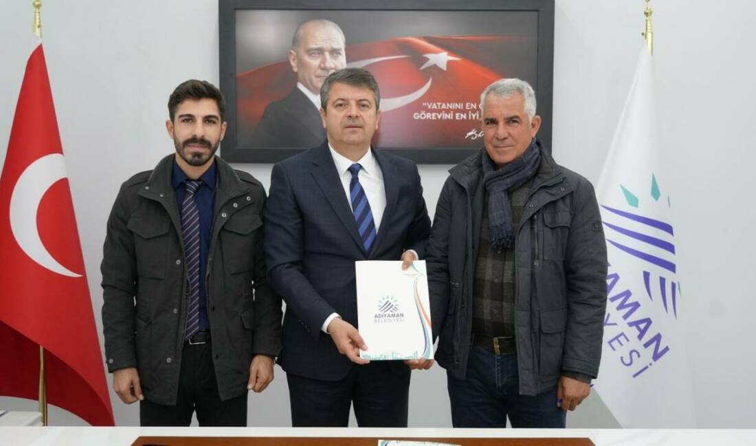 Adıyaman Belediye Başkanı Abdurrahman Tutdere ile hayırsever iş insanı Osman