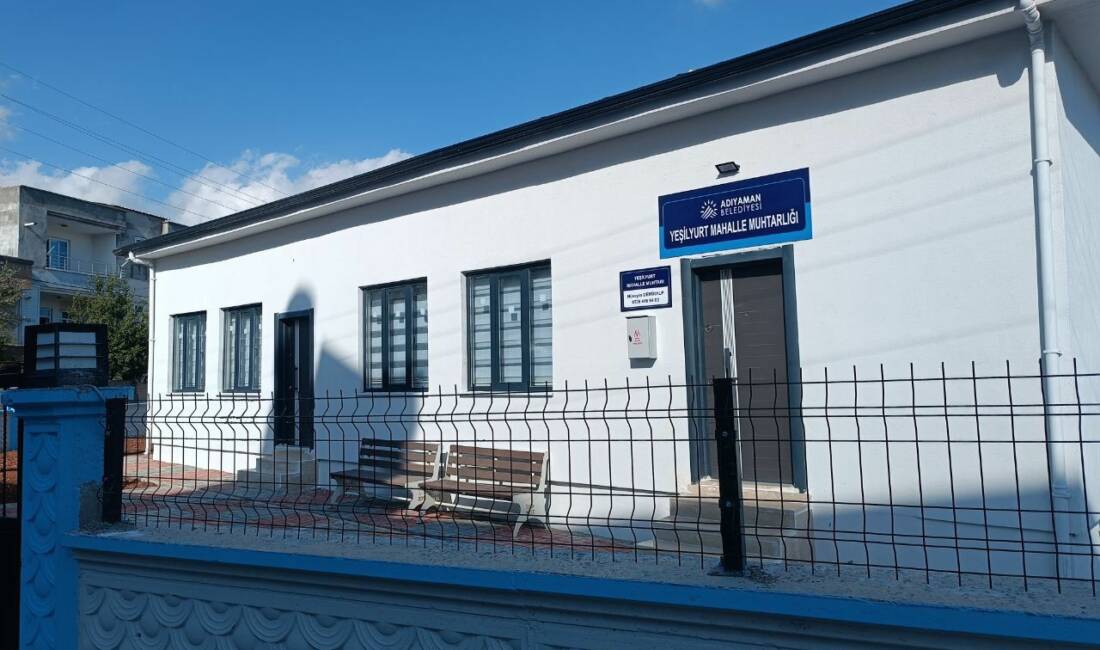 Adıyaman Belediyesi tarafından hayata geçirilen Muhtar Evleri Projesi kapsamında, 2025