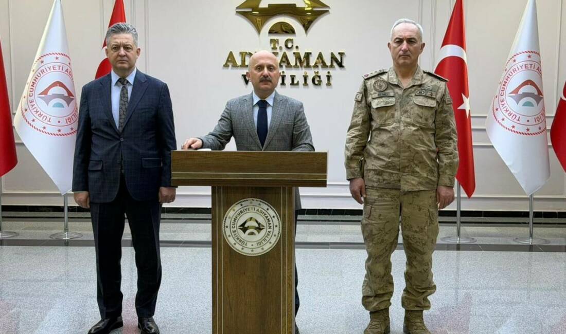 Adıyaman Valisi Osman Varol, şehirdeki güvenlik ve asayiş durumunu değerlendirmek