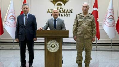 Adıyaman Valisi Osman Varol, şehirdeki güvenlik ve asayiş durumunu değerlendirmek