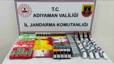 Adıyaman İl Jandarma Komutanlığı ekipleri, kaçakçılıkla mücadele kapsamında Adıyaman Cumhuriyet