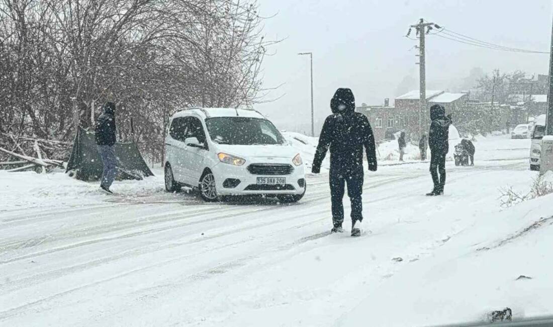 Mevsimin ilk karının yağdığı Adıyaman’da etkili olan kar yağışı sebebiyle
