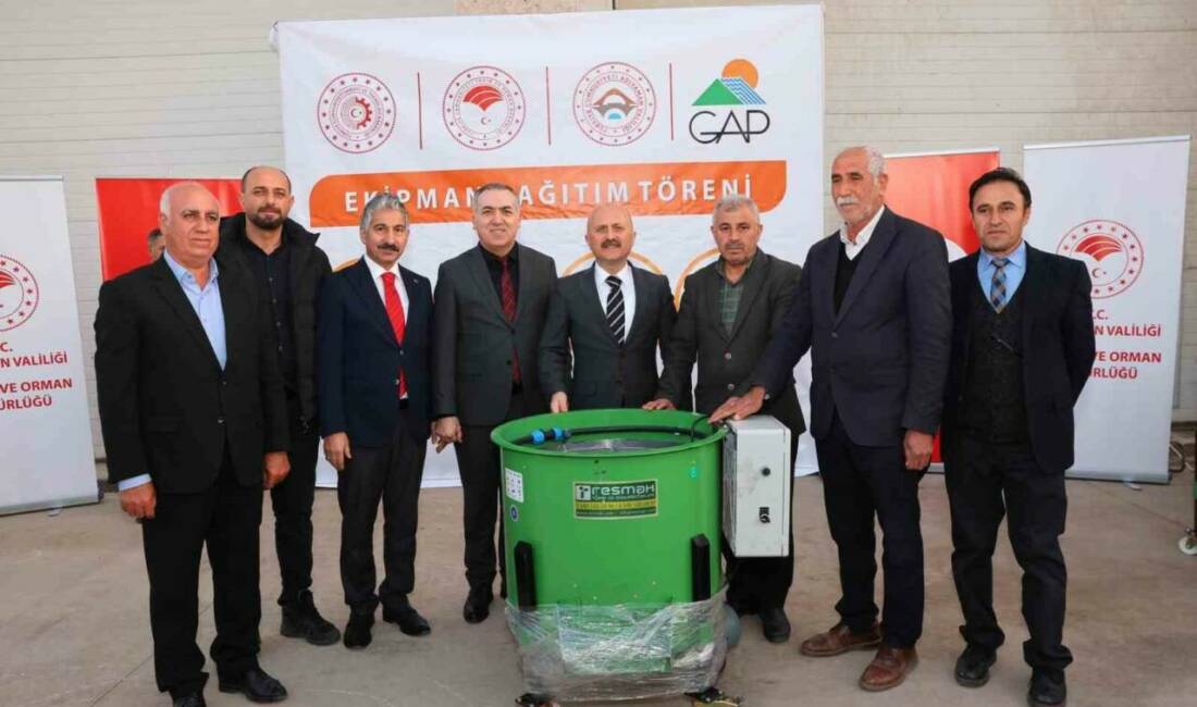 Adıyaman’da tarımsal üretimin güçlendirilmesi amacıyla üreticilere yönelik önemli bir destek