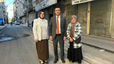 Diyarbakır Bağlar İlçe Kaymakamı Necdet Özdemir, güvenlik riski taşıyan binalarla