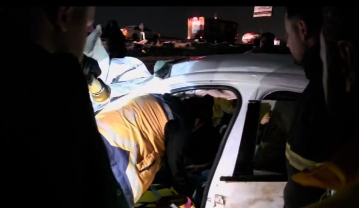 Batman’da sürücüsünün direksiyon hakimiyetini kaybettiği otomobil yoldan çıkarak takla attı.